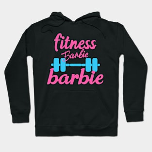 Fitness Barbie  Graphic T-shirt 03 Hoodie